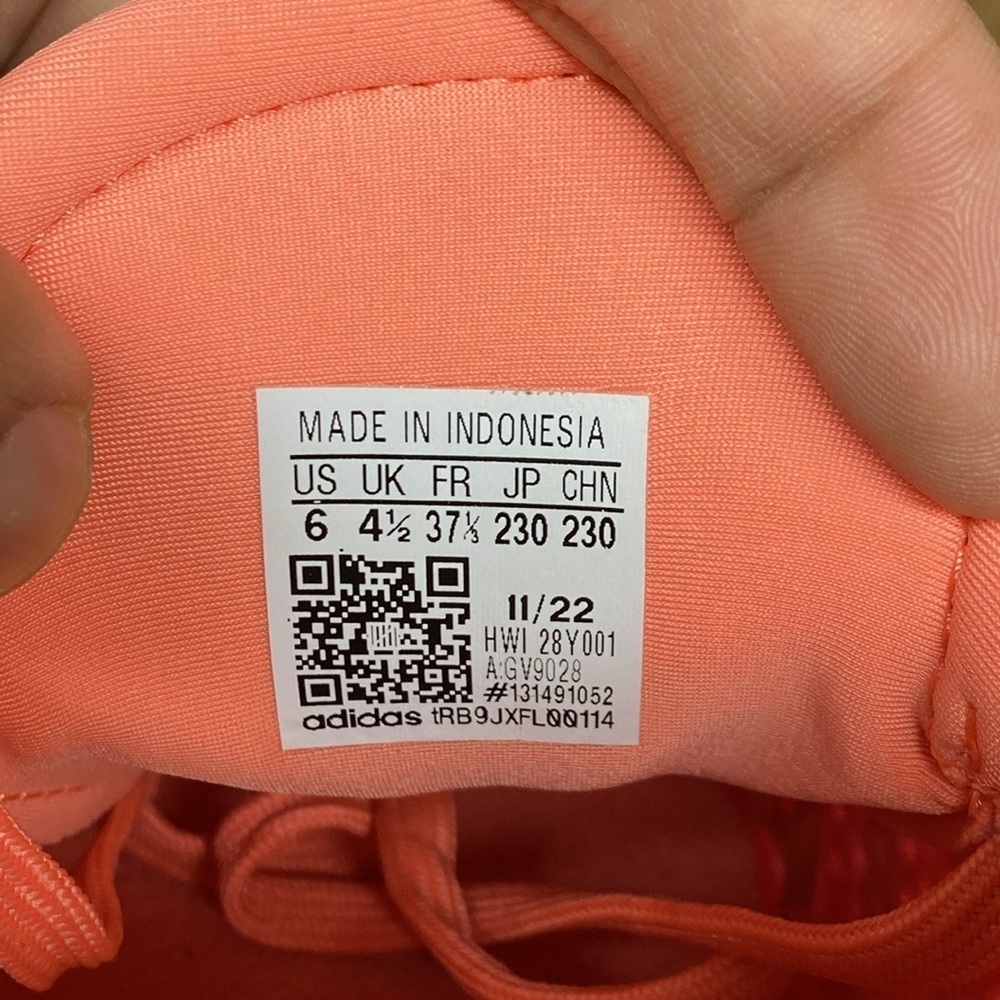 Adidas Supernova 2 Running Sneakers “Coral Fusion / Cloud White / Beam Pink” - Picture 17 of 17
